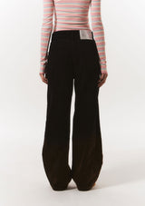 coduroy gradation pt - black
