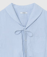 DOUBLE RIBBON SHIRT_Blue