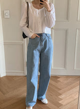 [SHOPPERMADE] オシャレデニムパンツ