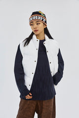 LOGO DOWN PADDING VEST WHITE