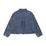 ROSETTE DENIM JACKET