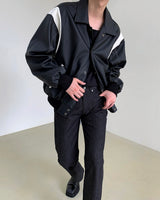 ハーフムーンバーシティジャケット/EV Half Moon Varsity Jacket (2 colors)