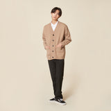 BASIC KNIT CARDIGAN_MOCHA (6610802540662)
