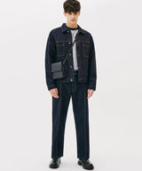 WASHING STITCH DENIM JACKET (INDIGO) (6585252216950)