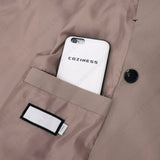 ボタン スリット トレンチコート / SK S/S Button slit trench coat (2 colors)