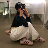[BELLIDE MADE] スリムグラマーUネック長袖Tシャツ