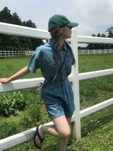 Marina denim jumpsuit 