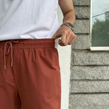 リーンアンドセミワイドリネンベンダブルパンツ / Lean and Semi-Wide Linen Bendable Pants (6 colors)