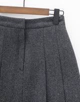 ターンプラネットミディスカート/Turn pleat midi skirt (3color)