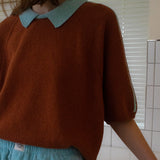 サッカーハーフジャージ / SOCCER HALF JERSEY_BROWN
