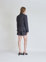 GRAY HOURGLASS STRIPE BLAZER (6679786160246)