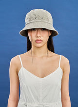 Black Gem Bucket Hat (khaki)