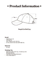 STUPID CAT BALL CAP_BLACK
