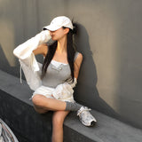 [Bellide made] Get-Up Snap Button Sleeveless