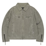 OVERDYED BIKER JACKET