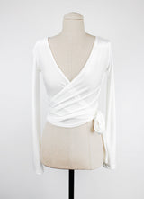 ベルベッドミニラップカーディガン/Velvet Mini Wrap Cardigan (3color)