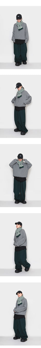 ボエルカラーニットウェアジップアップ / Boel Collar Knitwear Zip-Up