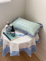 Candy Pop Checkered Frill Mini Cushion Cover Baby Pillow