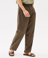 MINIMAL ONE TUCK GURKHA PANTS (BROWN) (6585158533238)