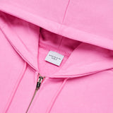 サークルニューシンボルロゴフーディージップアップ PINK