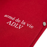 BASIC LOGO RIVET WARM PANTS (RED)