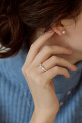 [14K] Essential Pearl Earrings (6mm)