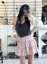 freesia shirred skirt