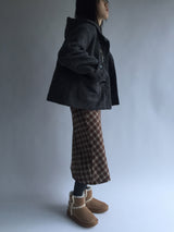 Short duffel coat