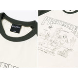 プレテンダードゥードゥルラグランＴシャツ / PRETENDER DOODLE RAGLAN TEE (2color)