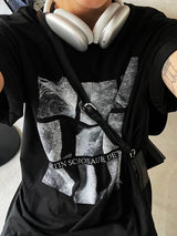 スクエアレタリングTシャツ