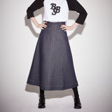 Aラインデニムスカート / A line denim skirt