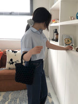 フルーツネットバッグ/fruit net bag (black)