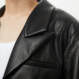 big shoulder zipper blazer (6612893728886)