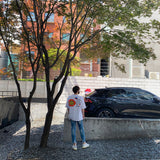 パラグラフハッピーTシャツ / paragraph Smile Happy T-shirt 3color (6562909454454)