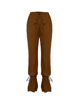 PLEATS ANKLE STRAP PANTS (2 COLOR) (6682303561846)