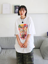 グラフィックホットエアバルーンTシャツ/ VENTIQUE Graphic hot air balloon T-shirt 5color