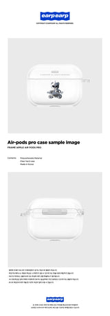 SPACE NIGHT STEEL BEAR(AIR PODS PRO-CLEAR HARD) (6598898352246)