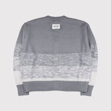 GRADATION KNIT CARDIGAN (GREY) (6675327844470)