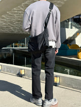LMN ジェフワイドジーンズ / LMN Jeff Black Wide Jeans (black)