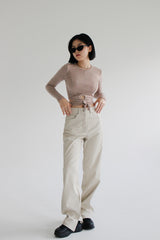 エンボレザーパンツ/Embo Leather Pants (2color)
