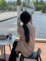 クラムストライプシャツ