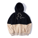 Classic Color Block Fleece Hoodie - Navy (6624442679414)