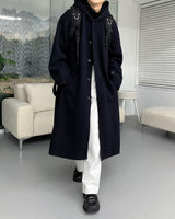 AZロングウールフードコート/AZ Long Wool Hooded Coat (3 colors)
