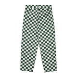 コットンパンツ (P22222S) - GREEN CHECK
