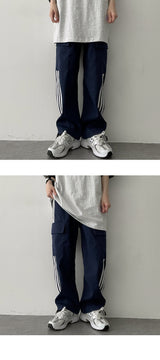 コミーラインカーゴワイドパンツ / Comey Line Cargo Wide Pants