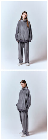 TEMDORI TRACK PANTS [CHARCOAL]