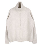 No.9787 KNIT highneck ZIP-UP (5color)