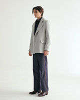 UNISEX HAIRY WOOL COAT JACKET M - BYRDEYE GRAY (6636064669814)