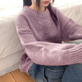 Sentom Round Long-Sleeved Knit