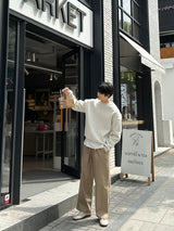 ロイドダブルサイドマルチファンクションオーバーサイズフィットスウェットシャツ / Lloyd's double sided multifunctional oversized fit sweatshirt (12 colors)